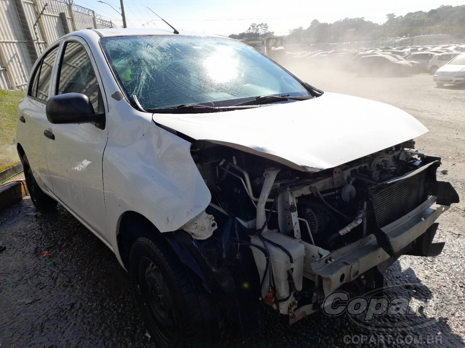 Veículo Nissan March 2015 NISSAN MARCH S 1.0 12V 2016 em leilão