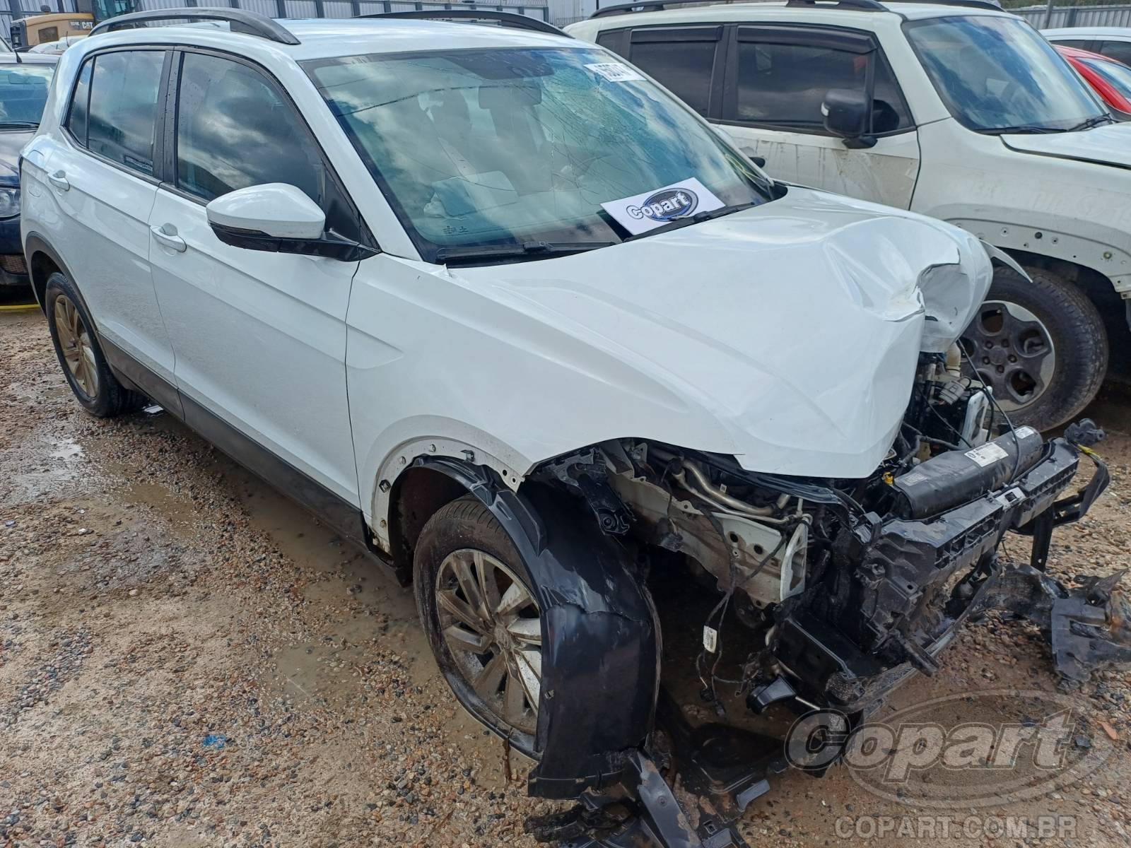 Volkswagen T-Cross 1.0 12V TSI Turbo 2020 Colisão Média Monta