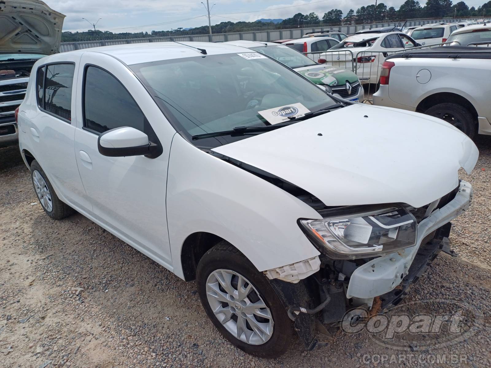 Veículo Renault Sandero Renault Sandero Zen 1.0 12V SCe 2021 Colisão Média Monta 2021 em leilão