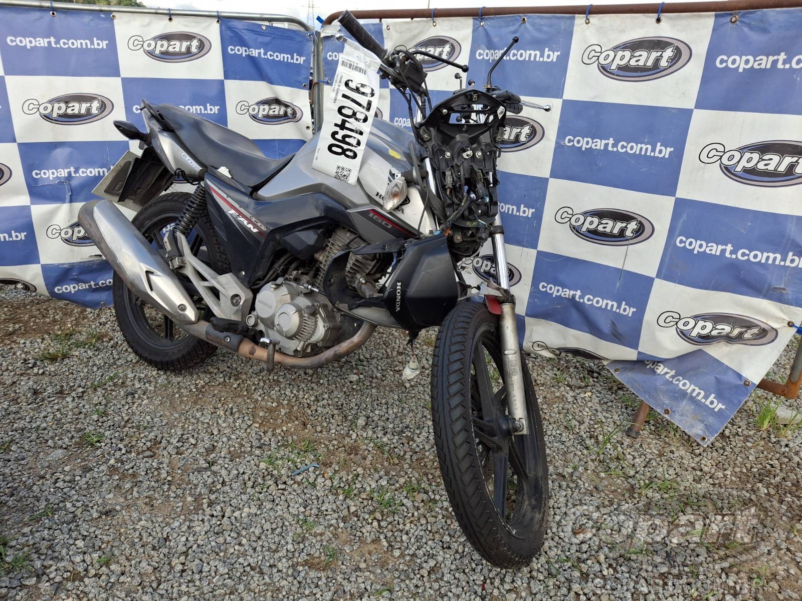 Honda CG 160 Fan ESDi 2016 Médio Dano