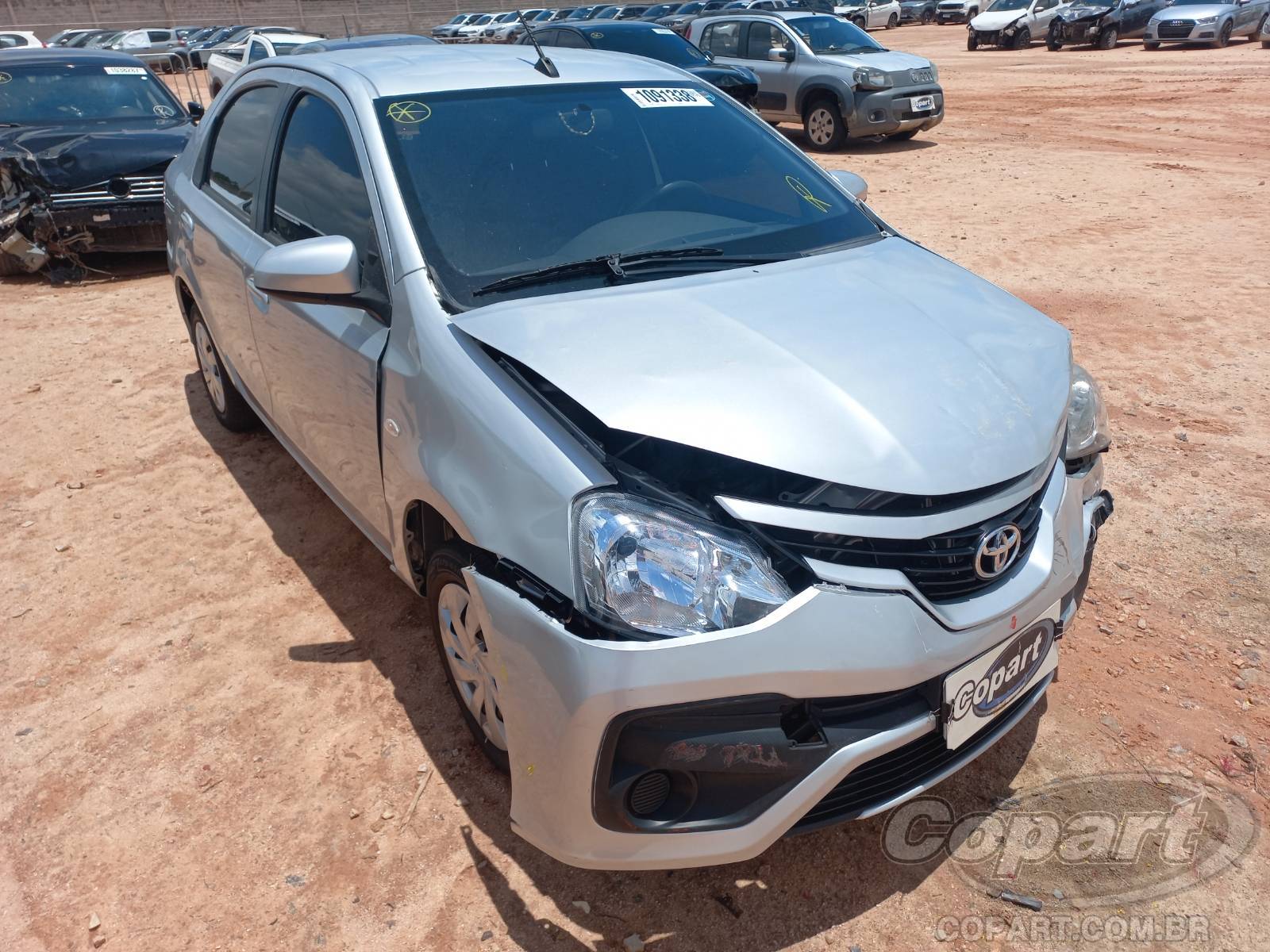 Veículo Toyota Etios Toyota Etios Seda XS AT 1.5 16V Dual VVT-i 2018 2018 em leilão