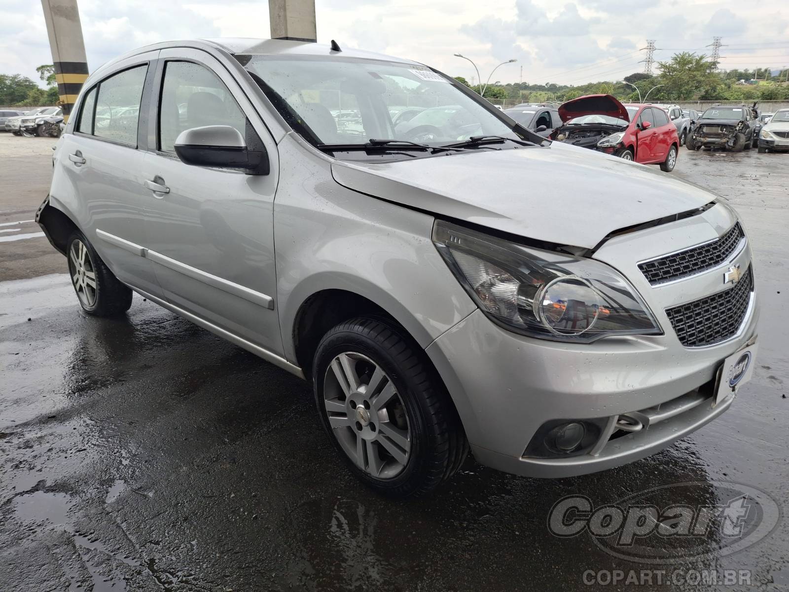 Veículo GM - Chevrolet Agile Chevrolet Agile LTZ 1.4 Econo.Flex 2013 Colisão Média Monta 2013 em leilão