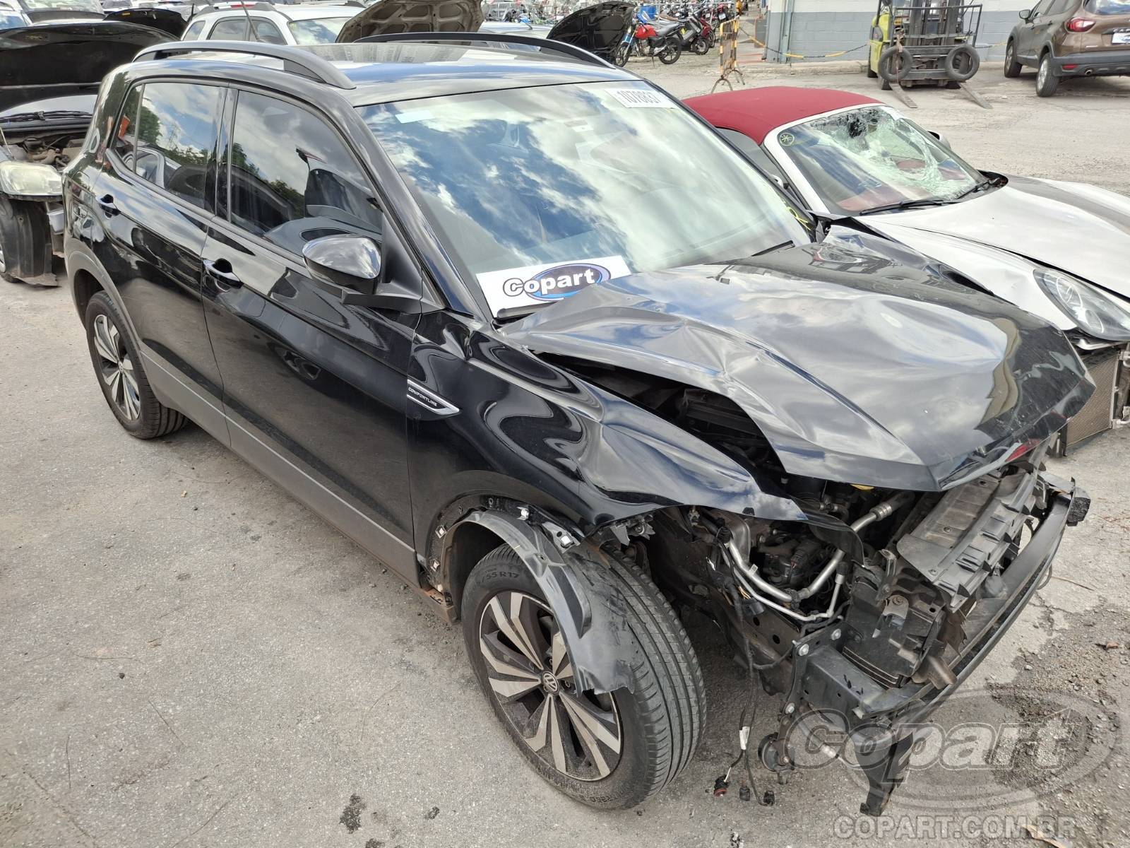 Veículo VW - VolksWagen T-Cross VOLKSWAGEN T-CROSS Comfortline 200 AT 1.0 12V TSI Turbo 2021 2021 em leilão