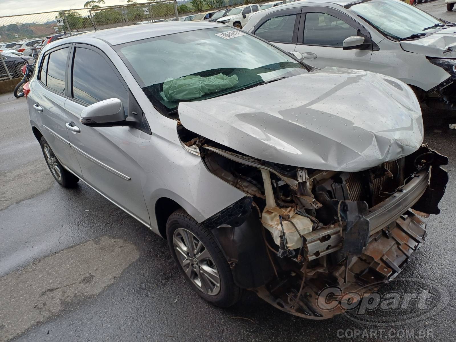 Veículo Toyota Yaris TOYOTA YARIS XL PLUS CONNECT CVT 1.5 16V DUAL VVT-I 2021 2022 em leilão