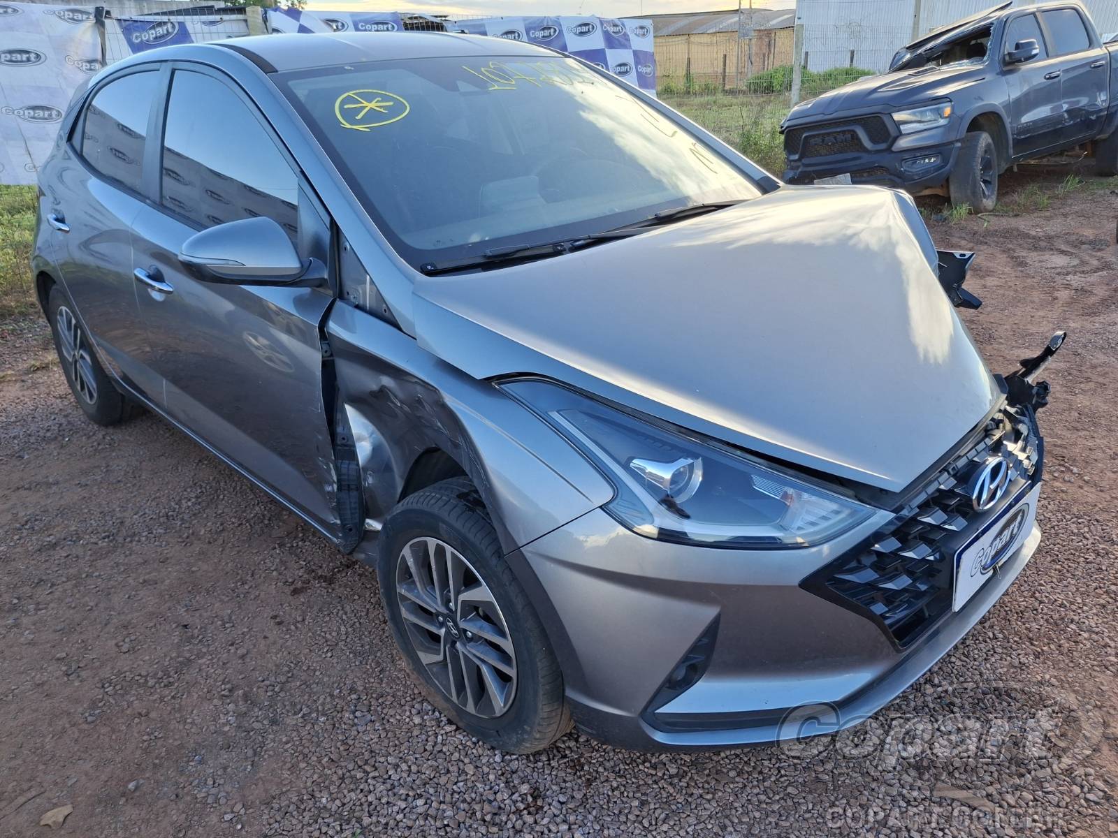 Hyundai HB20 Diamond 1.0 12V TGDI Turbo 2021 Colisão Frontal