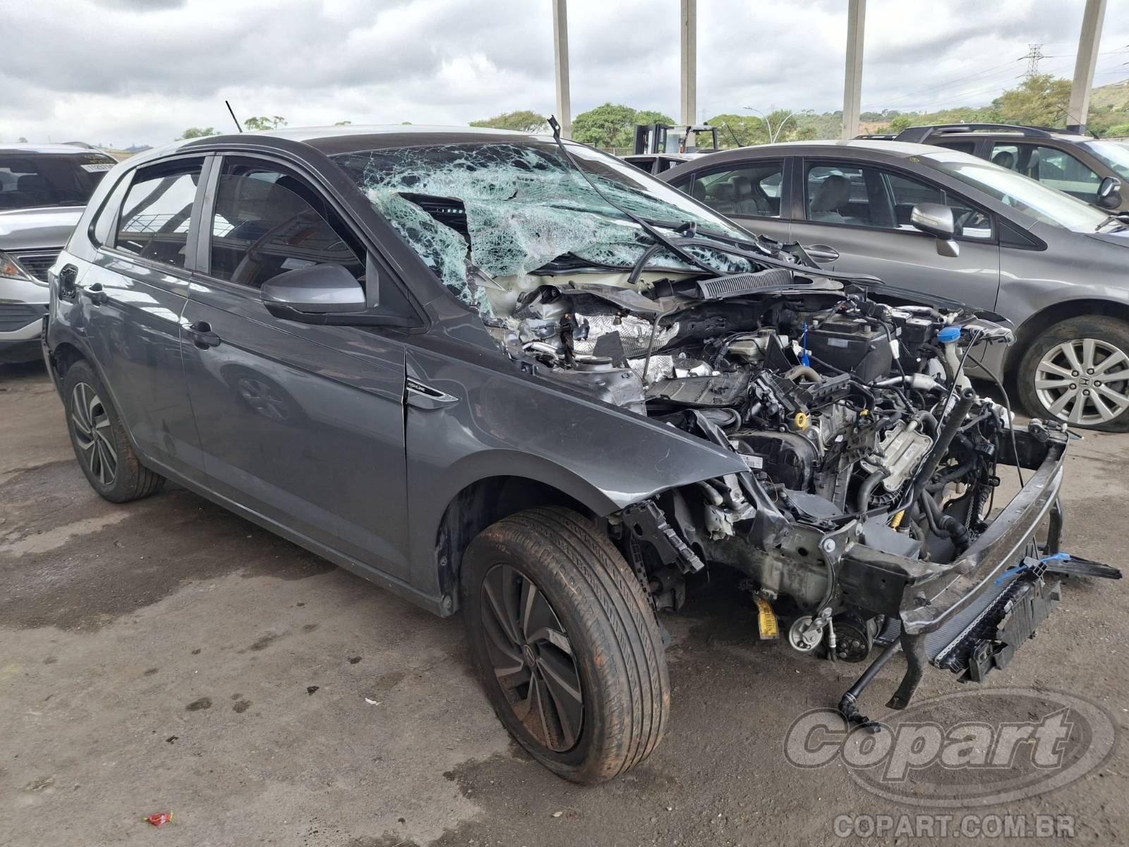 Veículo VW - VolksWagen Polo Volkswagen Polo Highline 170 AT 1.0 12V TSI Turbo 2024 2024 em leilão