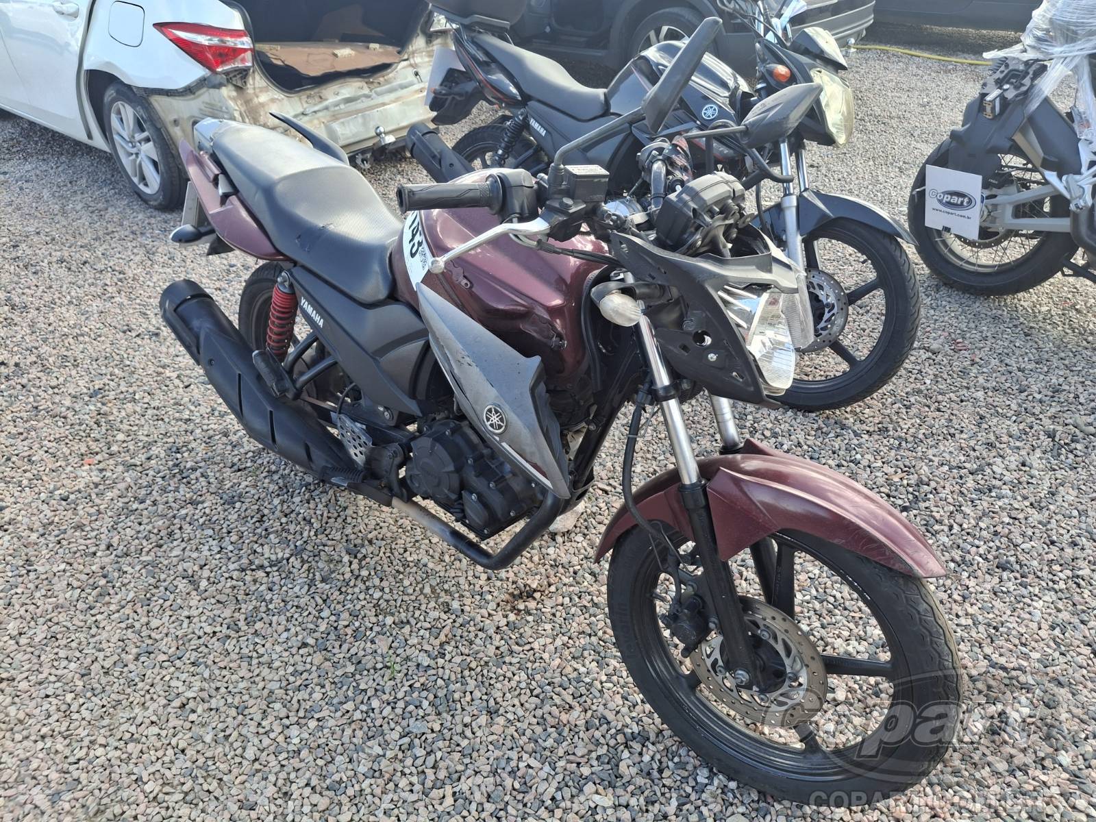 Veículo YAMAHA Fazer 2018 YAMAHA FAZER Motos 2018 em leilão