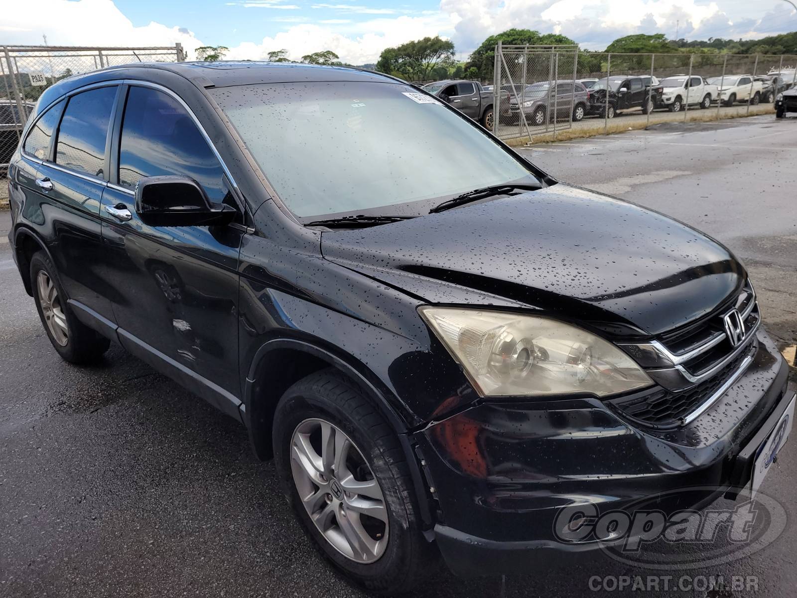 Veículo Honda CR-V Honda CR-V EXL 4WD 2.0 16V 2010 Colisão Lateral Pequena Monta 2010 em leilão