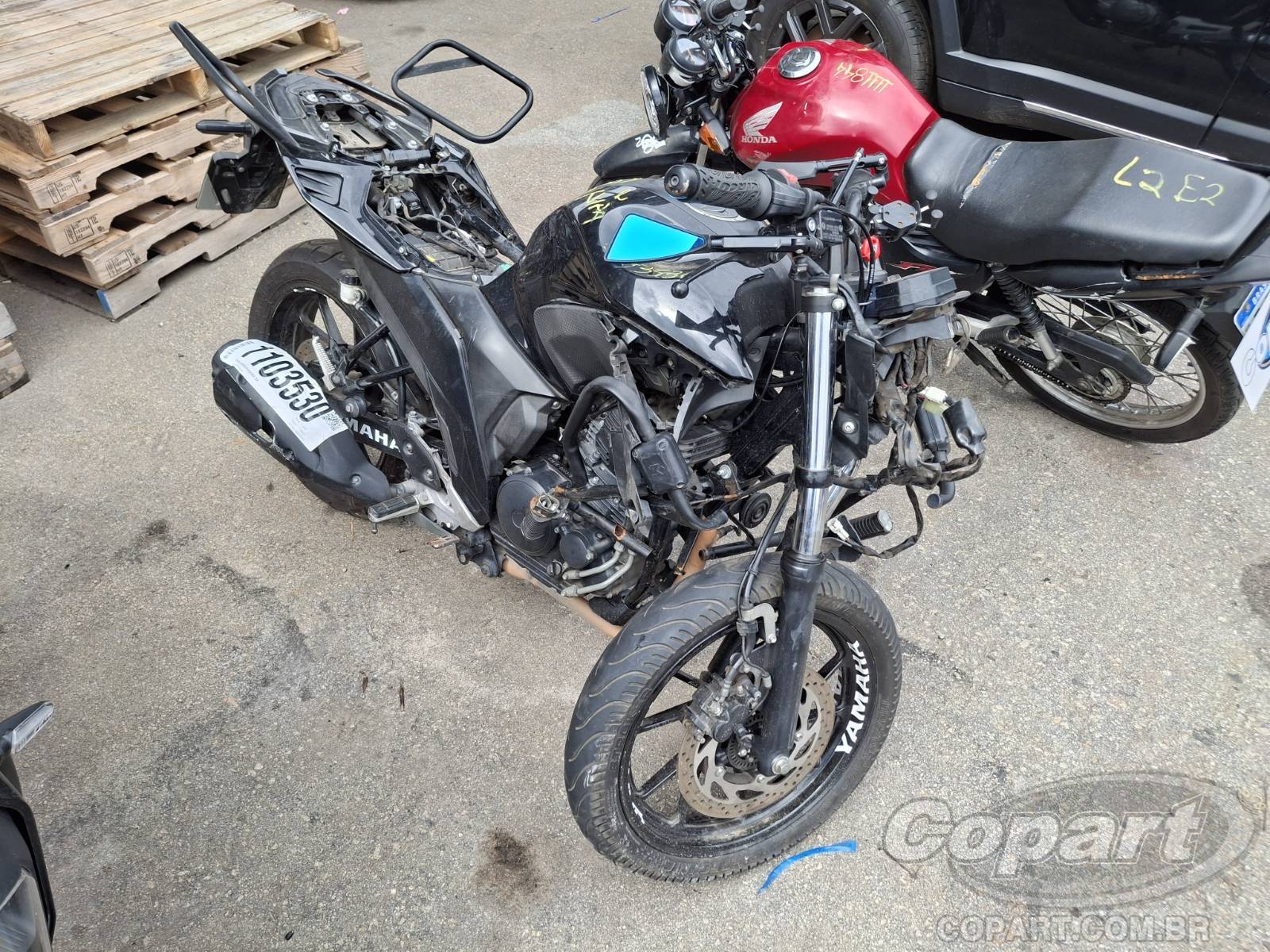 Veículo YAMAHA FZ25 Yamaha FZ25 Fazer 250 ABS BlueFlex 2018 2018 em leilão