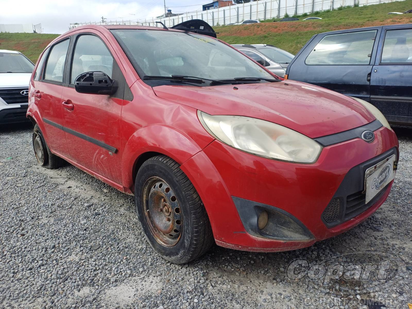 Veículo Ford Fiesta Ford Fiesta Flex 1.0 RoCam 2014 Médio Dano Roubado 2014 em leilão