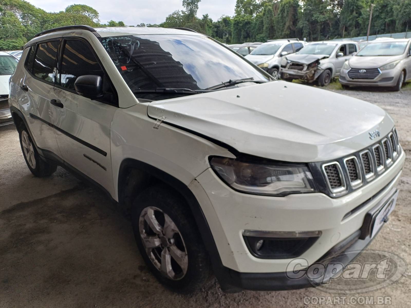 Veículo Jeep Compass Jeep Compass Sport 2.0 16V Tigershark 2018 Pequena Monta 2018 em leilão