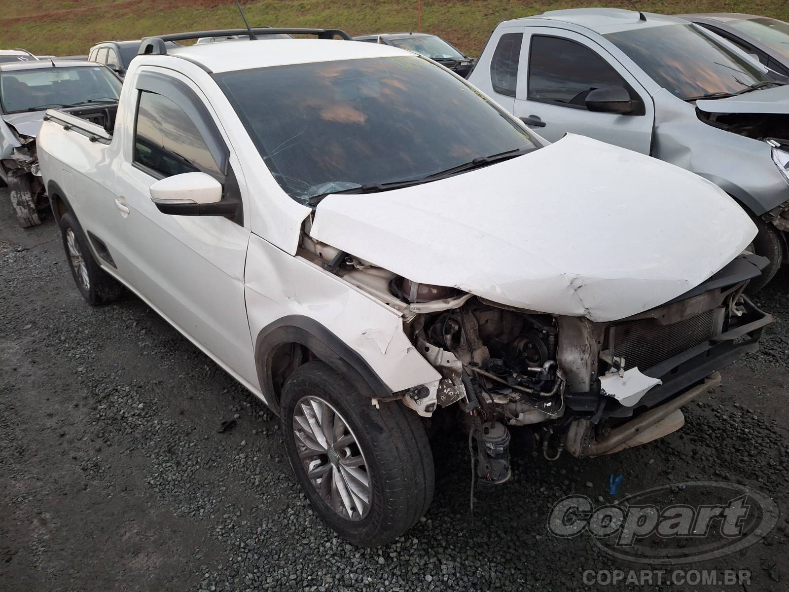 Veículo VOLKSWAGEN Saveiro Volkswagen Saveiro Trendline 1.6 MSI 2018 2018 em leilão
