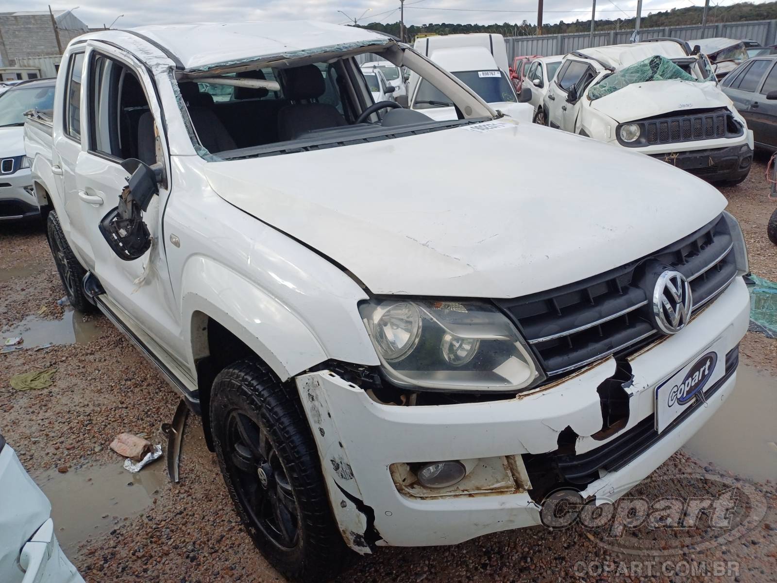 Veículo VW - VolksWagen Amarok Volkswagen Amarok Trendline 4Motion 2.0 TDI Biturbo 2015 Médio Dano 2015 em leilão
