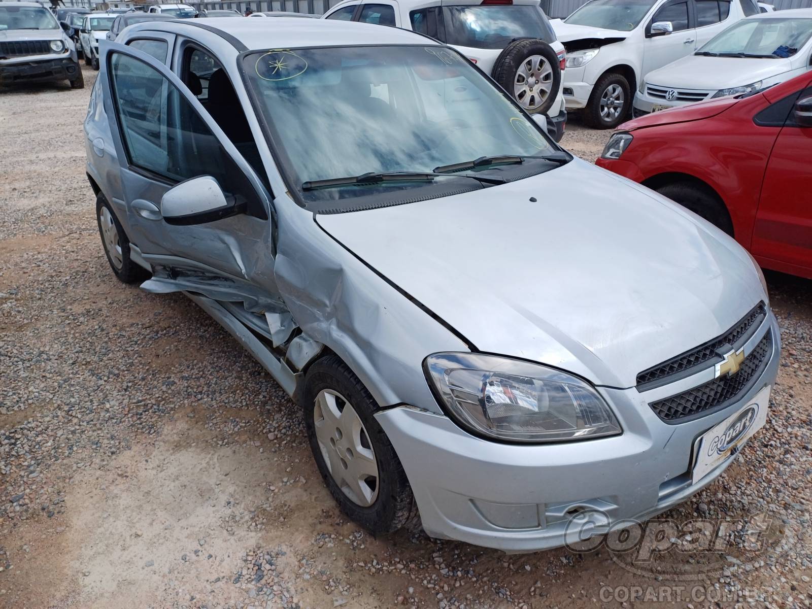 Chevrolet Celta LT 1.0 VHC E FlexPower 2012 Colisão Média Monta