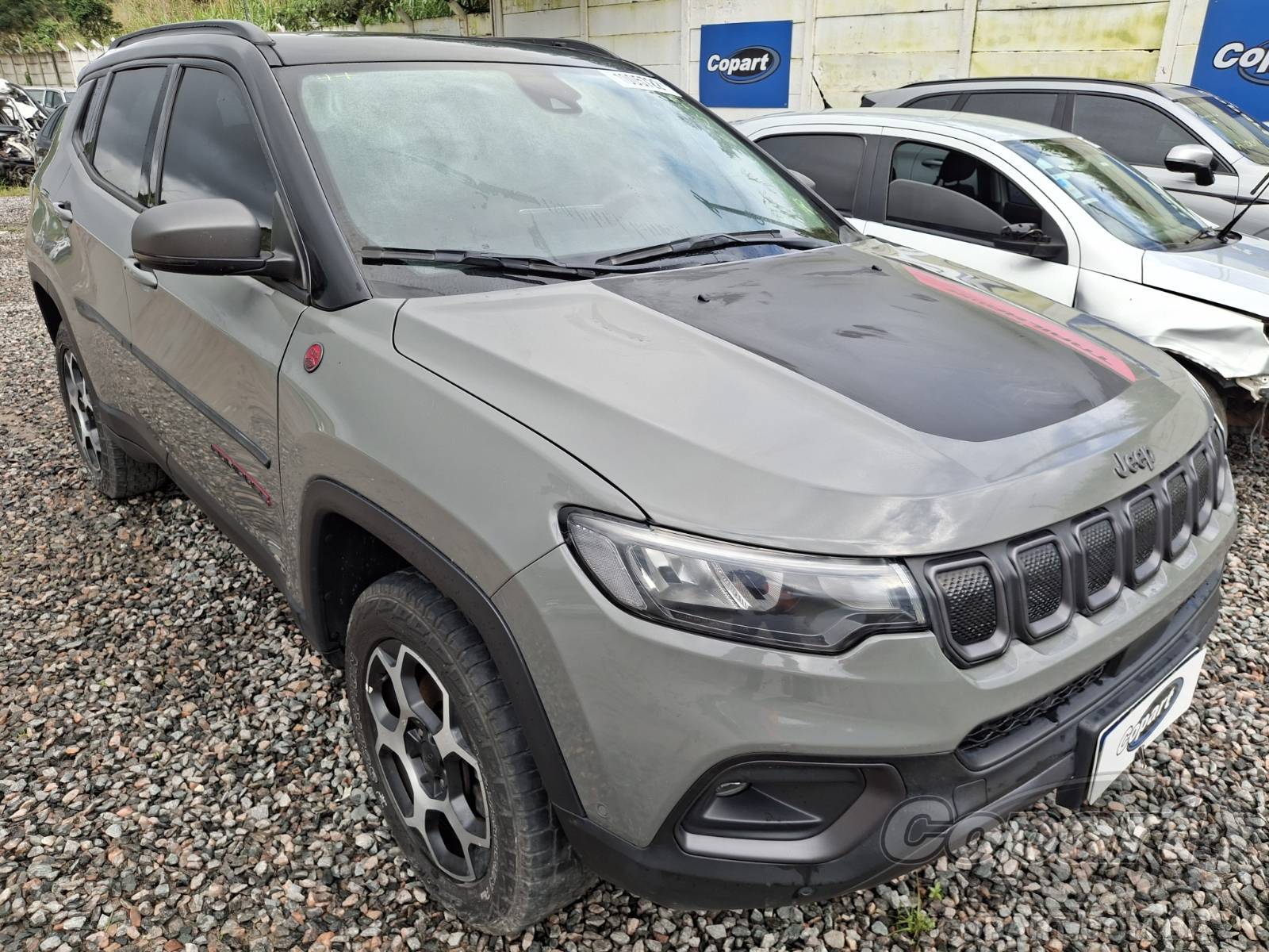 Veículo Fiat Compass JEEP COMPASS TRAILHAWK TD350 2.0 MULTIJET TURBO 2021 2022 em leilão