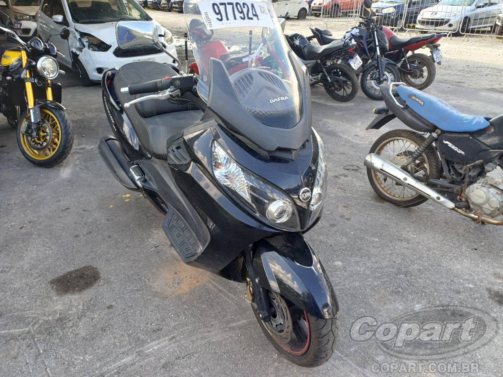 Veículo DAFRA MaxSym Dafra MaxSym 400i 2021 Pequena Monta 2021 em leilão