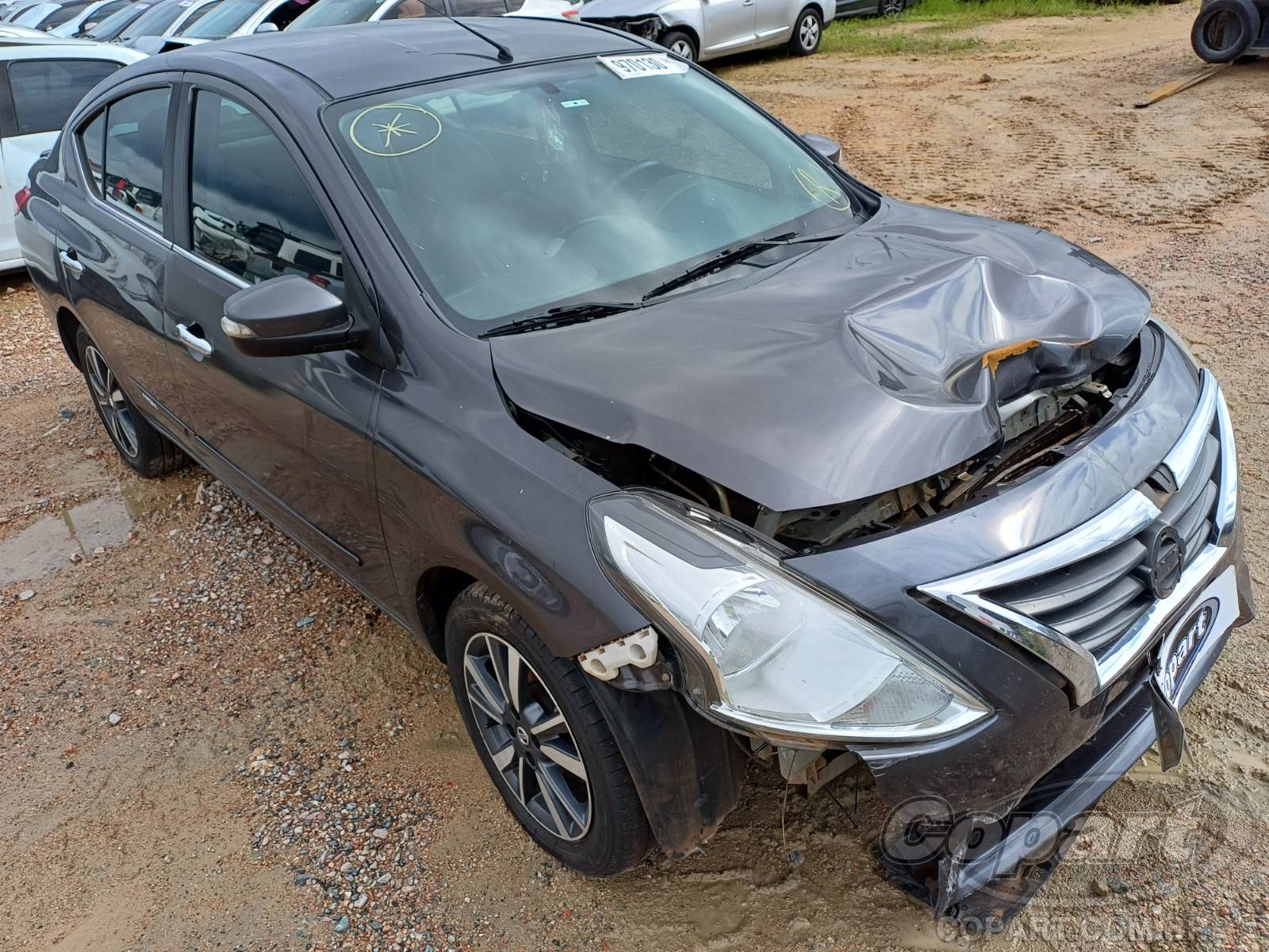 Veículo Nissan Versa Nissan Versa SL CVT 1.6 16V 2019 Pequena Monta 2019 em leilão