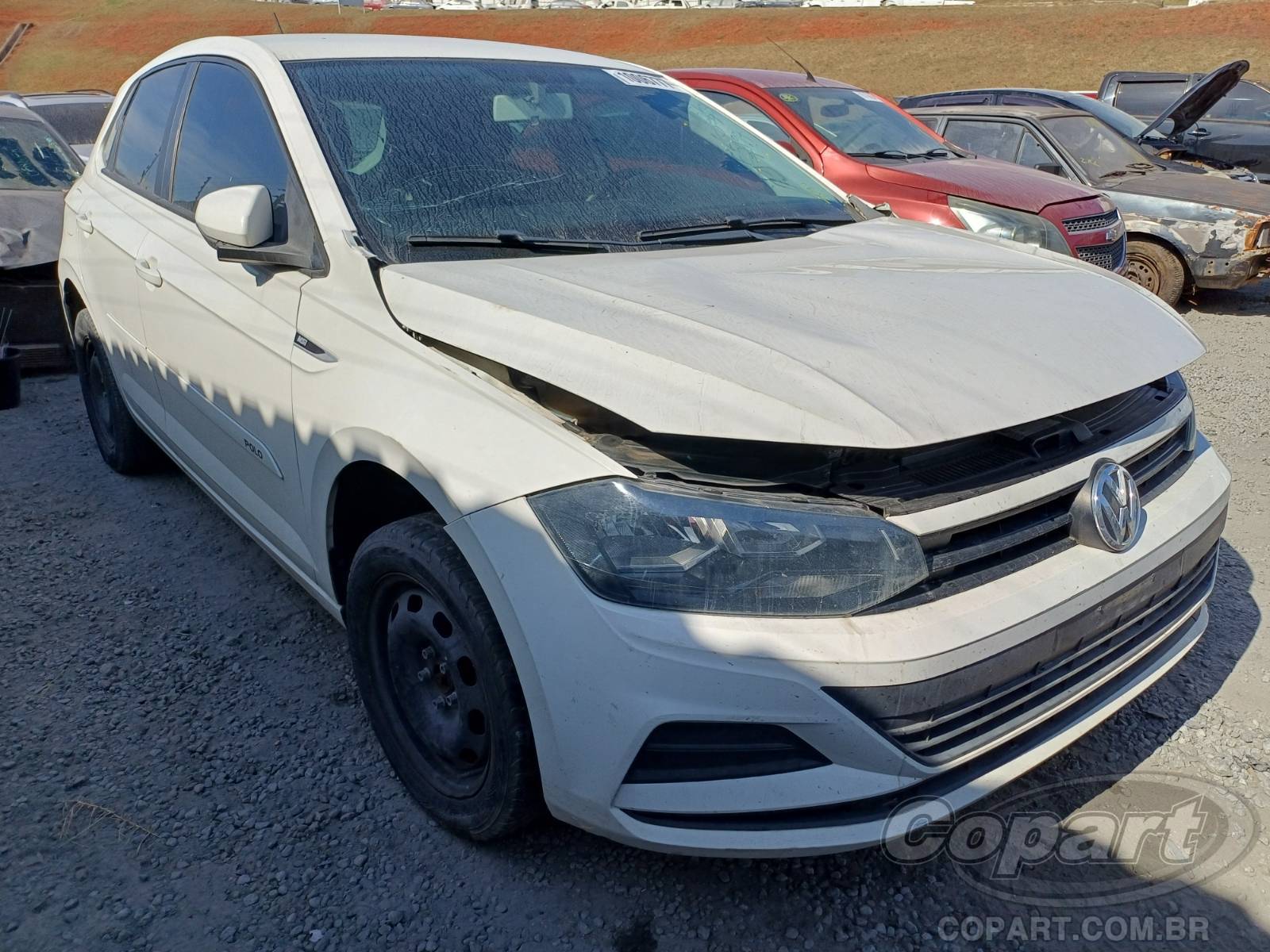 Veículo VW - VolksWagen Polo VOLKSWAGEN POLO 1.6 16V MSI 2018 Recuperavel 2018 em leilão