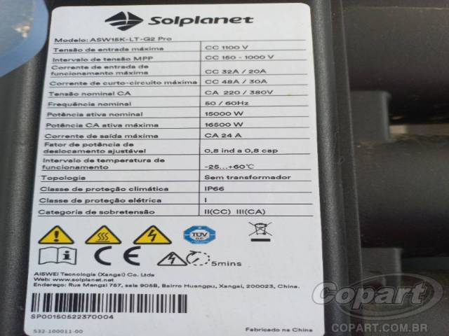 0 OUTROS EQUIPAMENTO FOTOVOLTAICO 