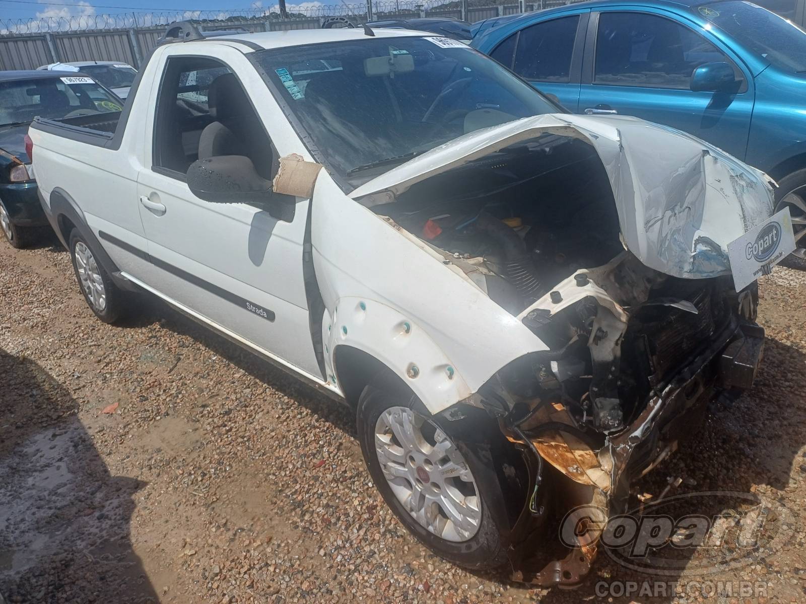Veículo Fiat Strada Fiat Strada Hard Working 1.4 Evo 2017 Colisão Média Monta 2017 em leilão