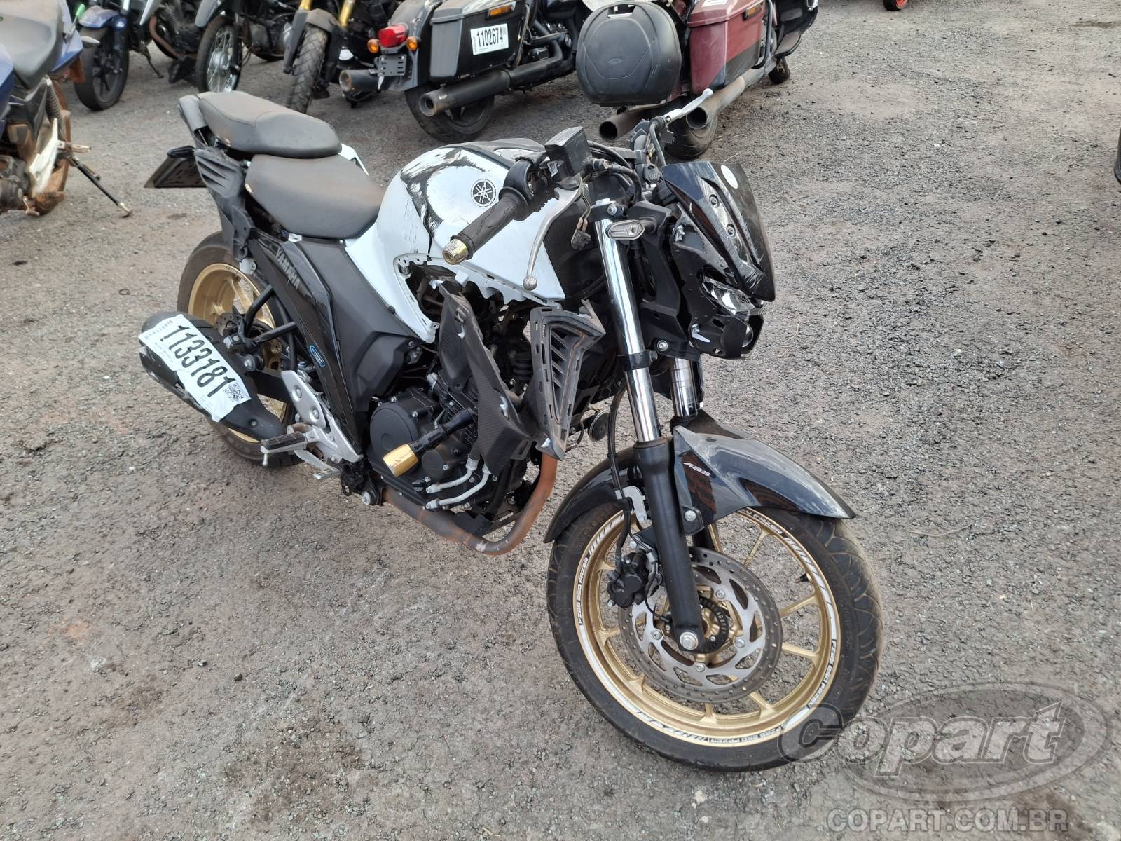 Yamaha Fz25 Fazer 2025 em leilão