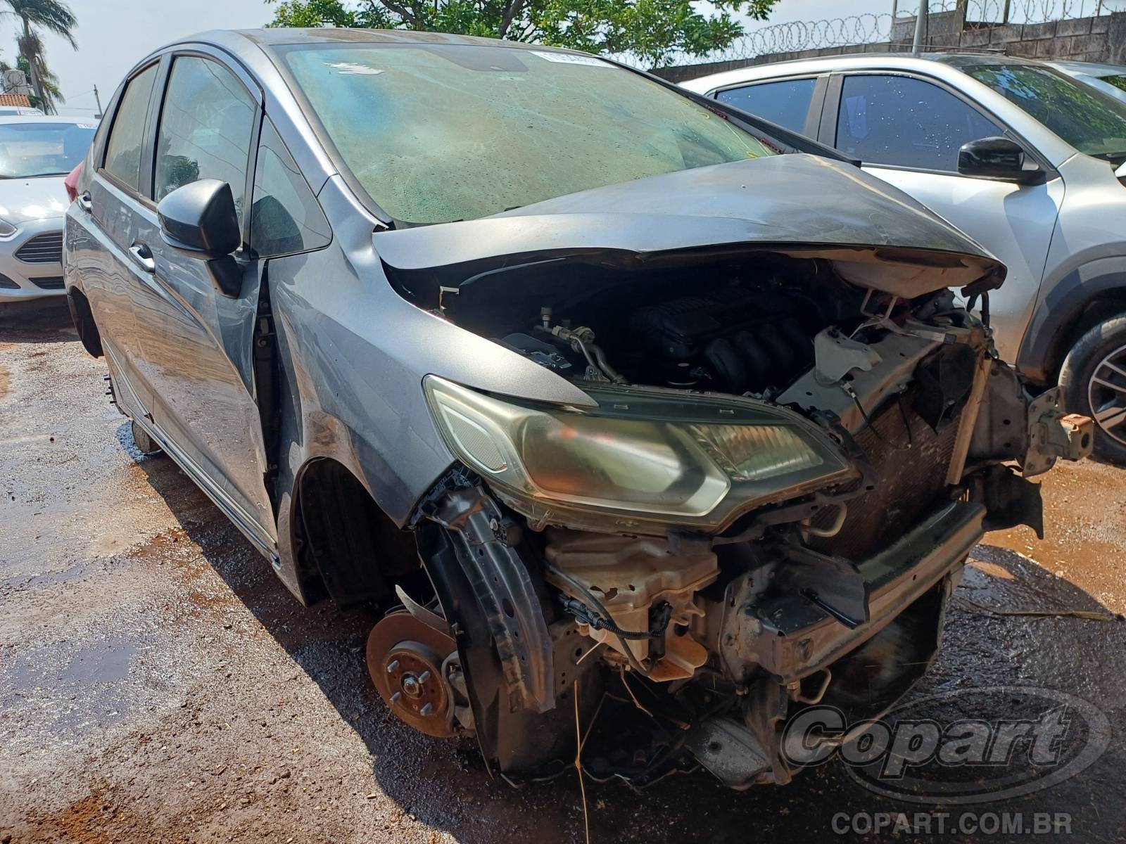 Veículo Honda Fit 2014 HONDA FIT FIT EX 1.5 16V i-VTEC FLEXIVEL ALCOOL/GASOLINA 2015 em leilão