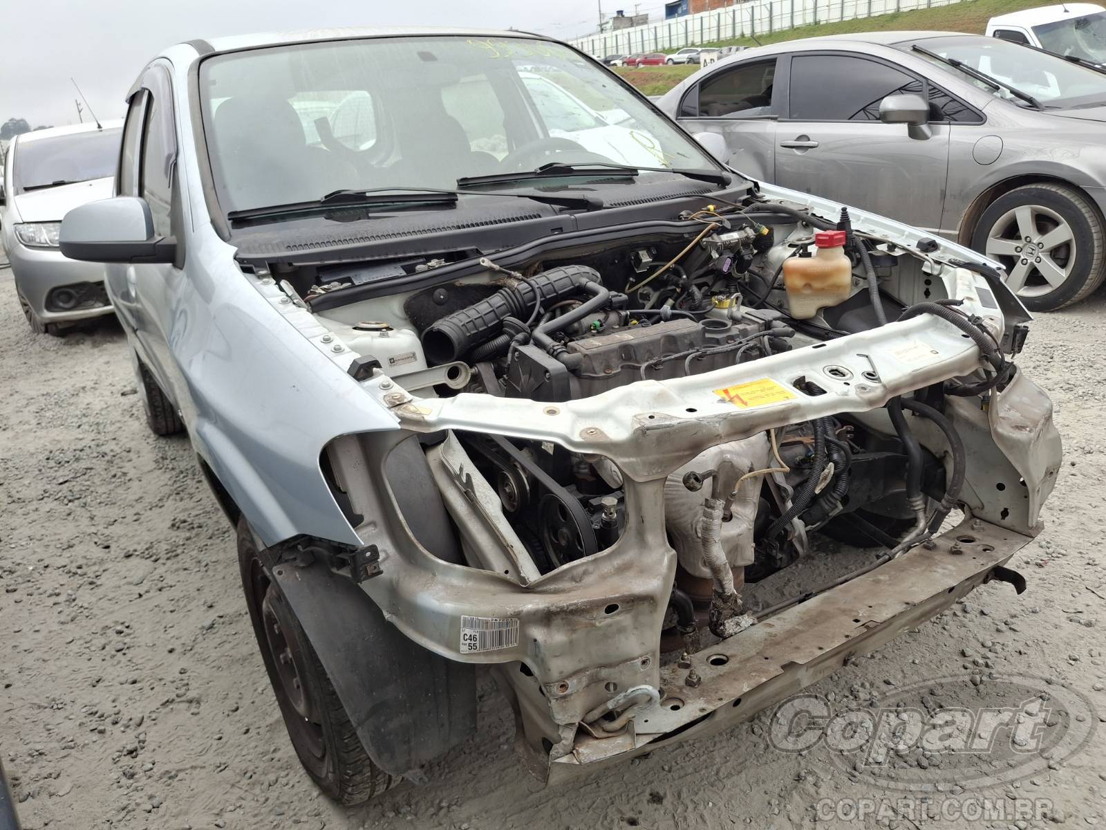Chevrolet Celta LT 1.0 VHC E FlexPower 2011 Colisão Média Monta