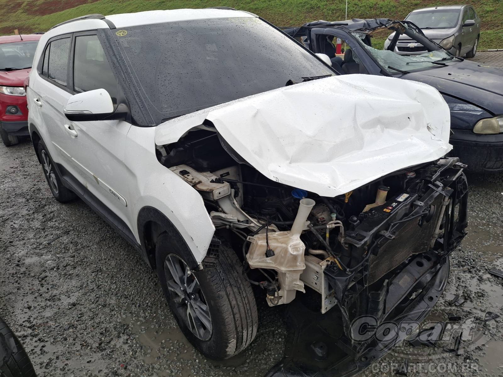 Veículo Hyundai Creta Hyundai Creta Attitude 1.6 16V CVVT 2019 Médio Colisão 2019 em leilão
