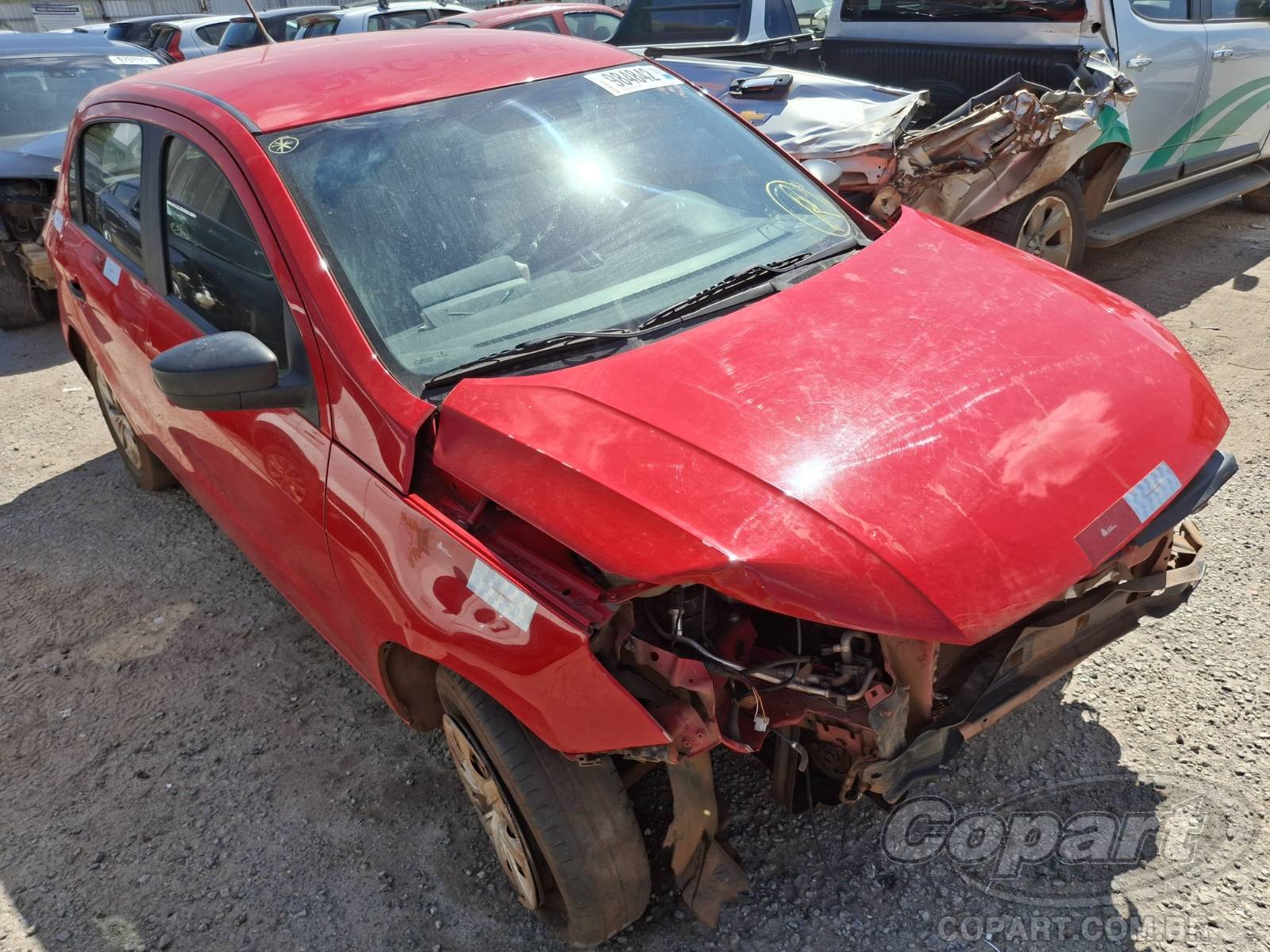 Volkswagen Gol 1.0 2021 Colisão Média Monta