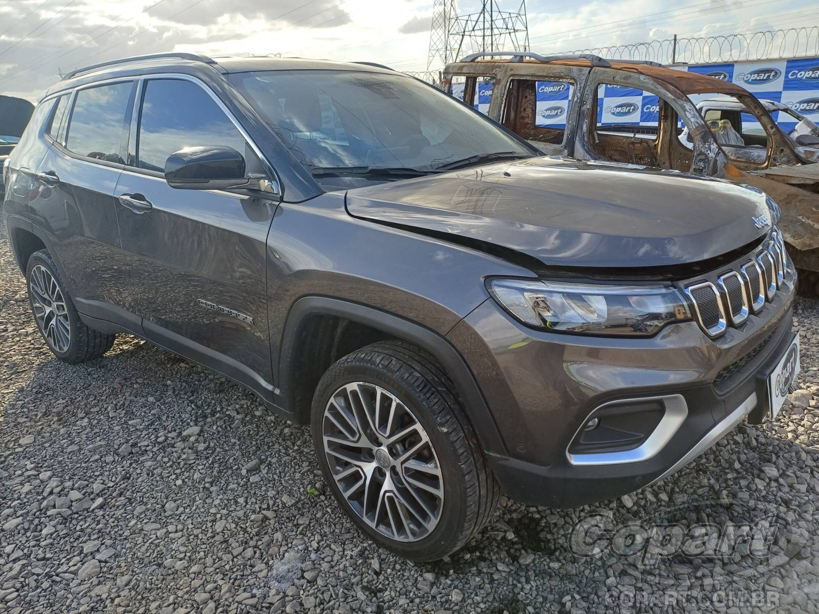 Veículo Fiat Compass JEEP COMPASS LIMITED TD350 2.0 TURBO DIESEL 2022 2022 em leilão
