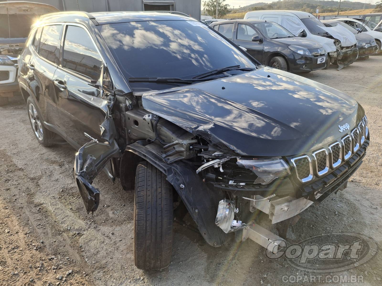 Veículo Fiat Compass JEEP COMPASS Limited T270 1.3 16V GSE Turbo 2021 2022 em leilão