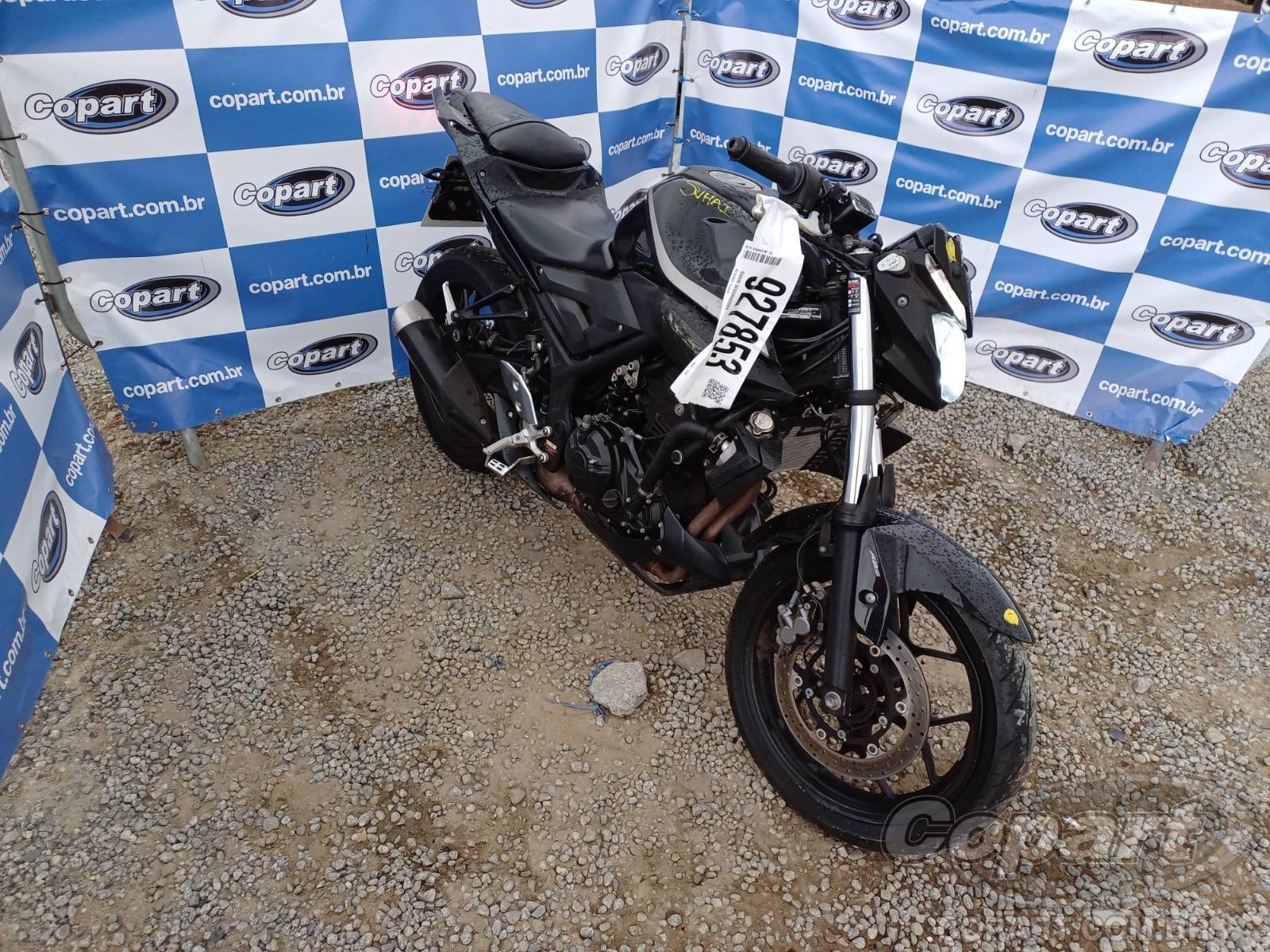 Yamaha MT-03 2019 Média Monta Colisão