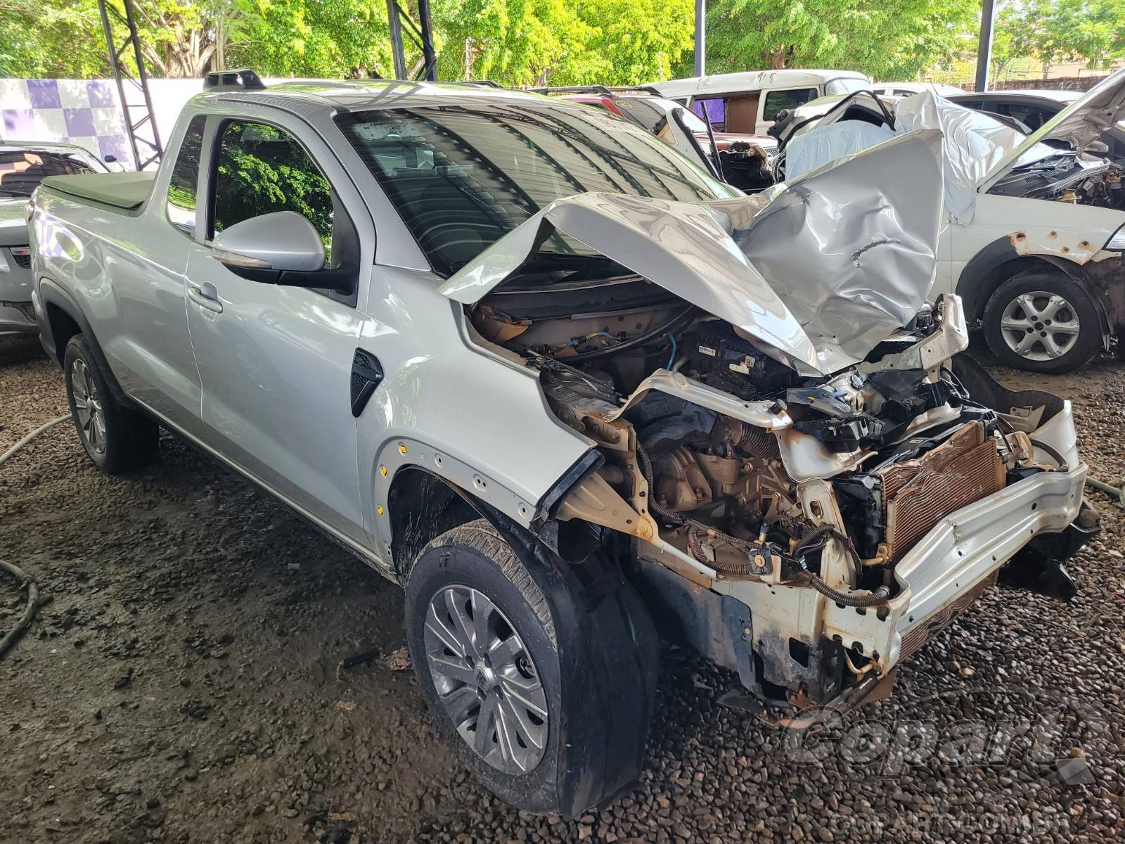 FIAT Strada Freedom 1.3 Firefly 2023 Colisão Média Monta