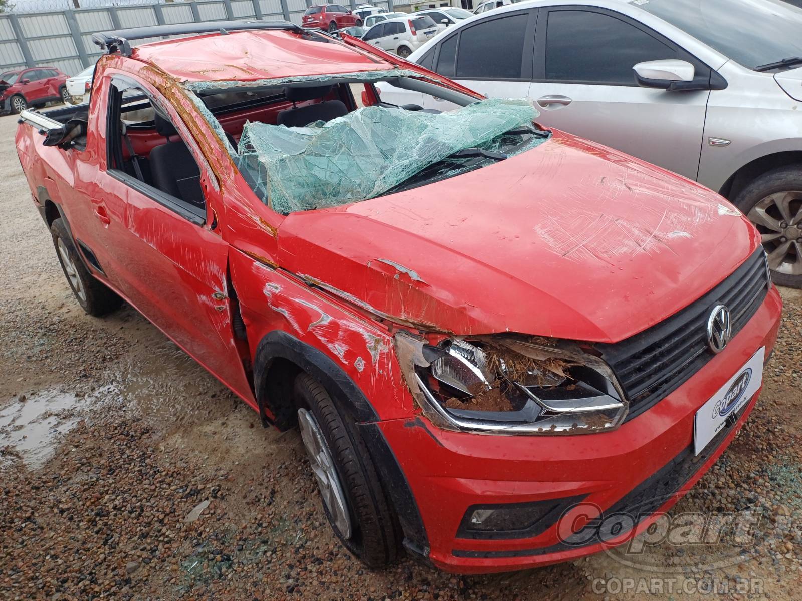 Veículo VW - VolksWagen Saveiro Volkswagen Saveiro Trendline 1.6 16V MSI 2023 Médio Dano 2023 em leilão