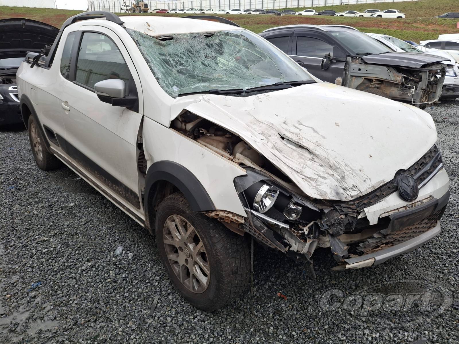 Veículo VW - VolksWagen Volkswagen Volkswagen Saveiro CE 1.6 16V MSI 2016 em leilão