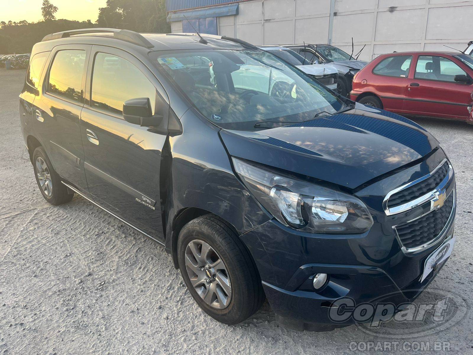 Veículo GM - Chevrolet Spin Chevrolet Spin Advantage AT6 1.8 Eco 2018 Médio Dano Frontal 2018 em leilão