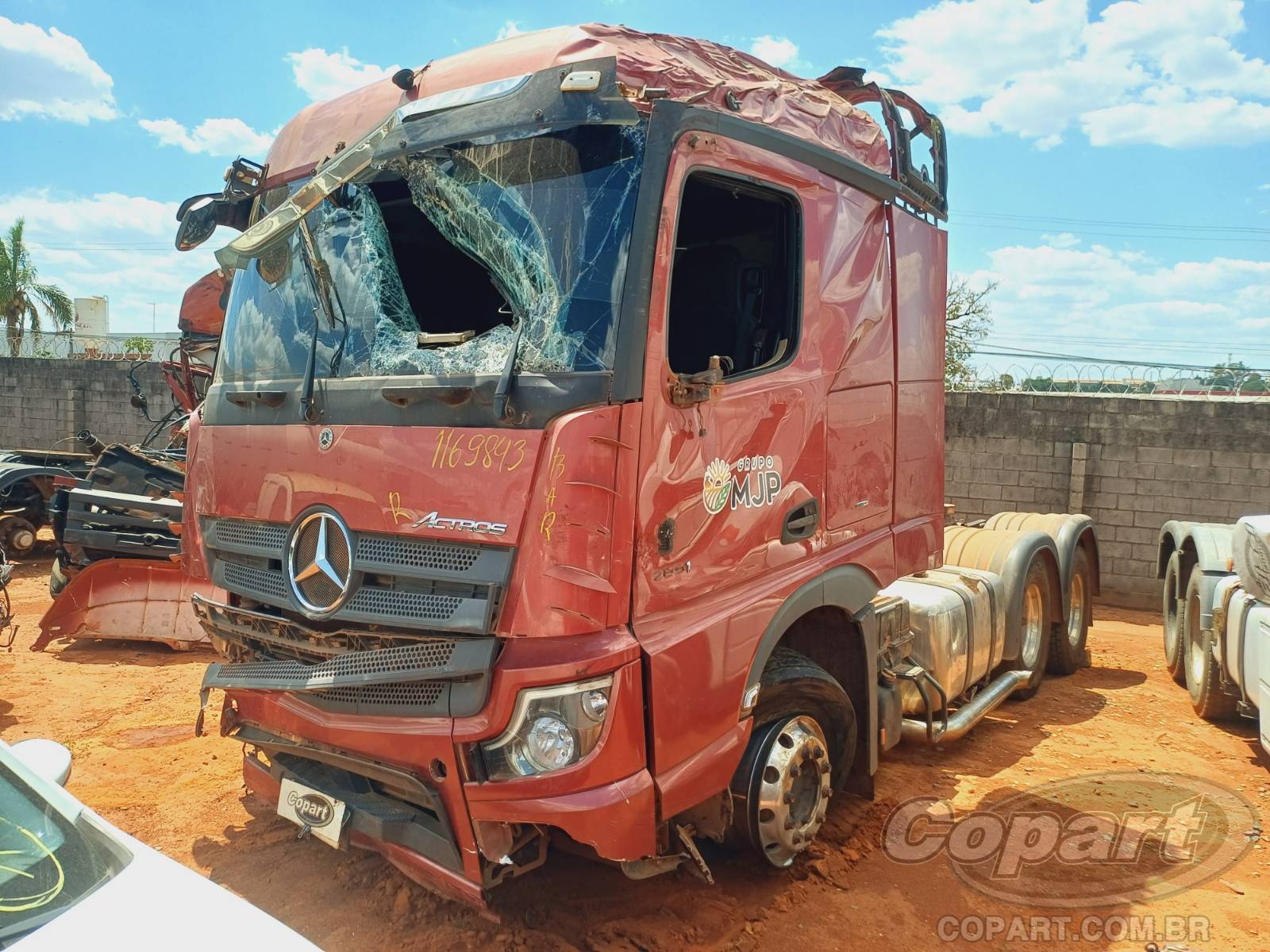 2021 MERCEDES BENZ ACTROS — leilão em Goiânia (Polo Industrial)/GO (foto 2)