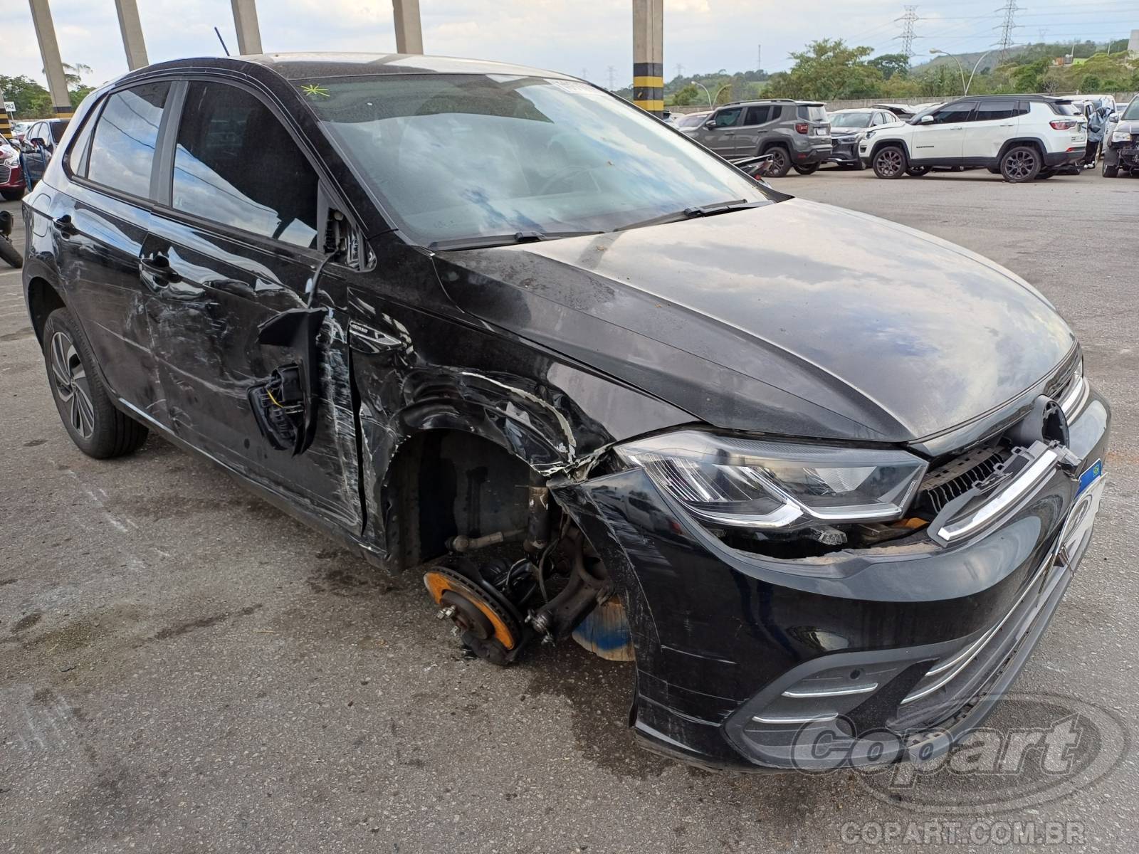 Veículo VW - VolksWagen Polo VOLKSWAGEN POLO Highline 170 AT 1.0 12V TSI Turbo 2023 2023 em leilão
