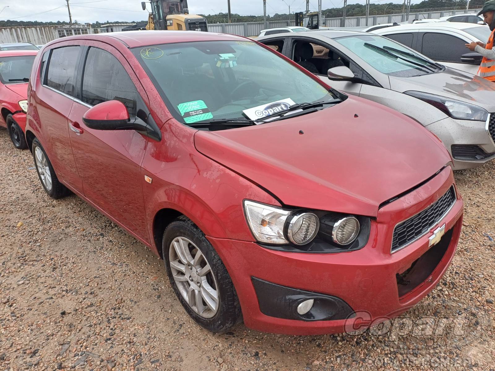 Veículo GM - Chevrolet Sonic Chevrolet Sonic LTZ AT 1.6 16V Ecotec 2014 Colisão Frontal 2014 em leilão