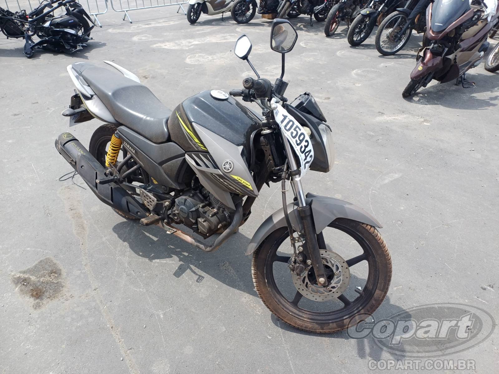 Veículo YAMAHA Fazer 2016 YAMAHA FAZER Motos 2016 em leilão