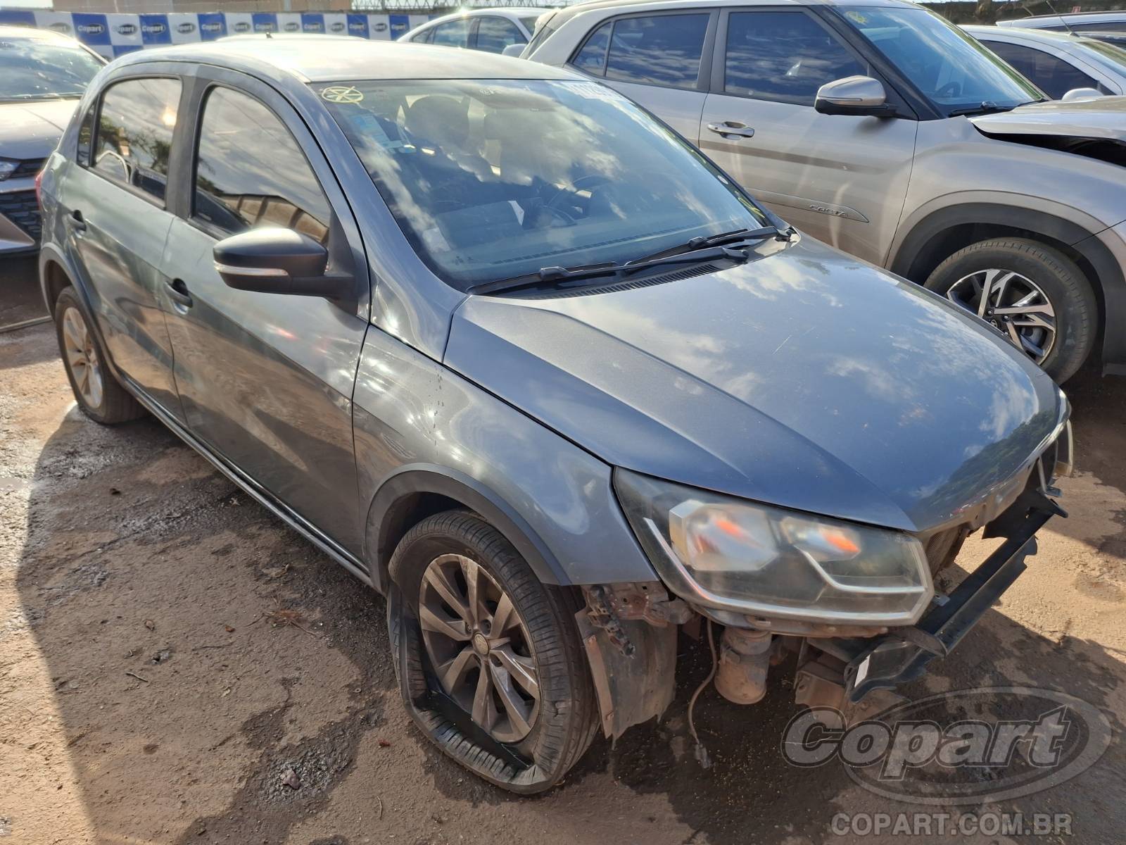 Veículo VW - VolksWagen Volkswagen VOLKSWAGEN GOL 1.0 12V FLEX 2018 em leilão