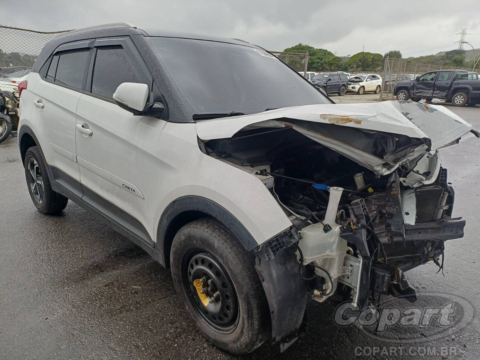 Veículo Hyundai Creta Hyundai Creta Attitude 1.6 16V CVVT 2019 Colisão 2019 em leilão