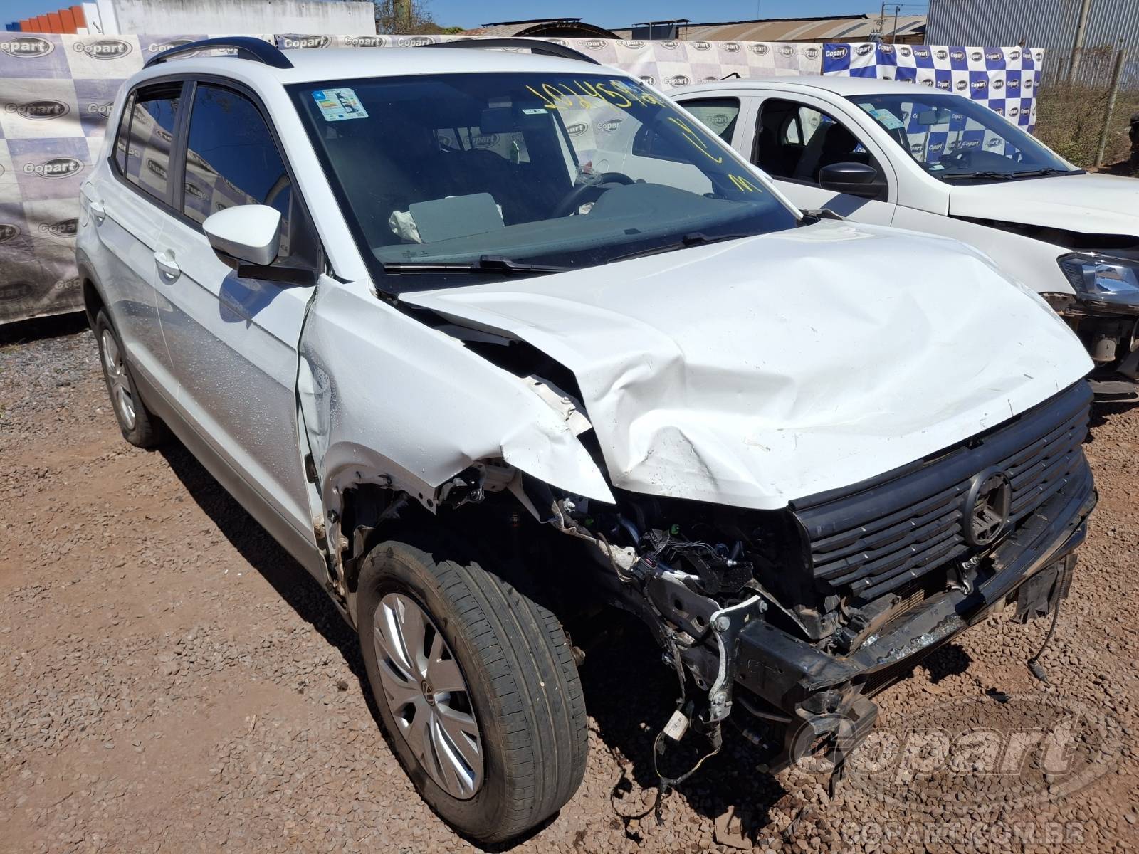 Veículo VW - VolksWagen T-Cross VOLKSWAGEN T-CROSS T-Cross Sense 200 AT 1.0 12V TSI Turbo 2021 2021 em leilão