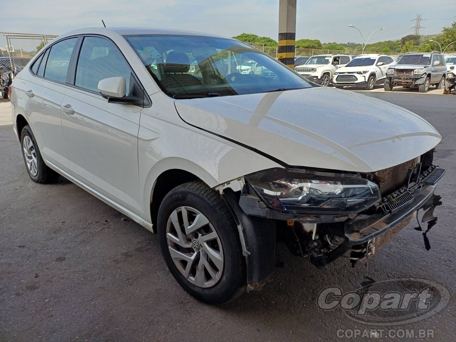 Veículo VW - VolksWagen Virtus Volkswagen Virtus Sense AT 1.6 16V MSI 2020 Pequena Monta 2020 em leilão